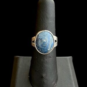 Vintage sterling silver sodalite ring Size 6.5